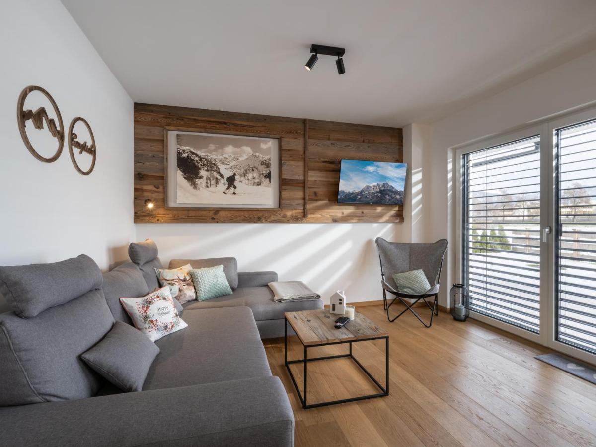 Ferienwohnung Tirolglueck Mit Grossem Garten سانكت يوهان ان تيرو المظهر الخارجي الصورة